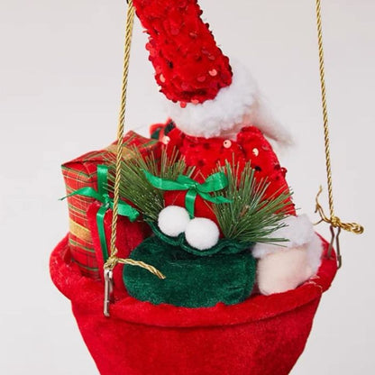 Hot Air Balloon Santa Claus Christmas Decoration