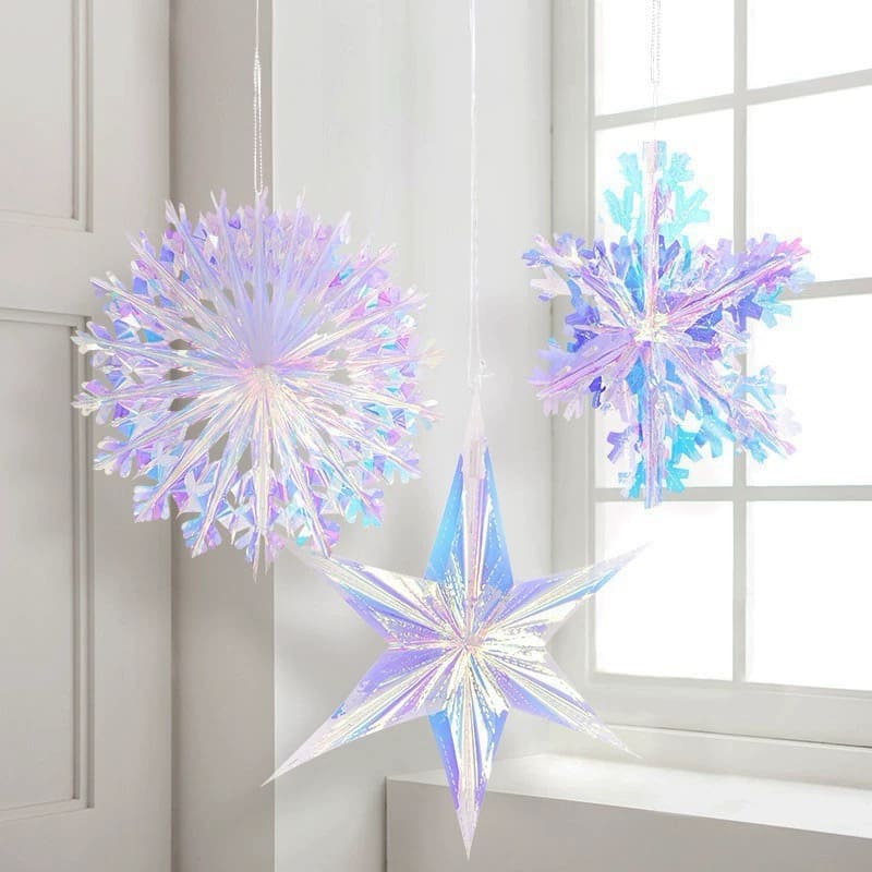Iridescent Foil Snowflake