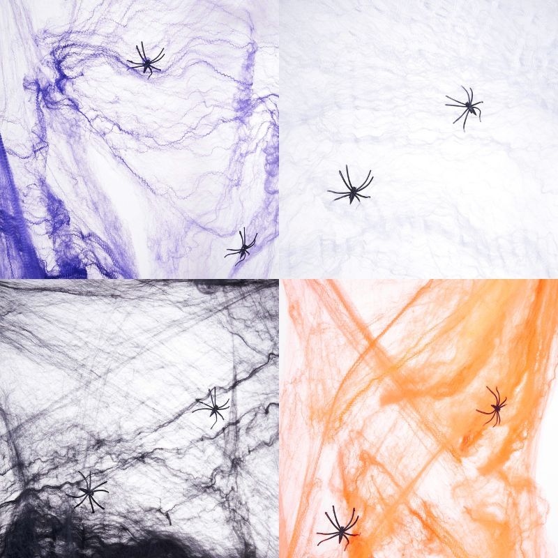 Stretchable Spider Webs (Assorted)