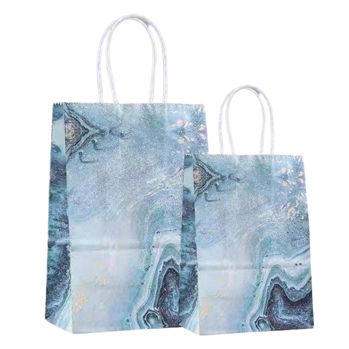 Marble Design Kraft Paper Bag
