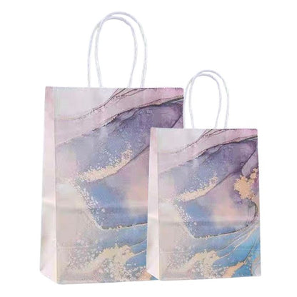 Marble Design Kraft Paper Bag