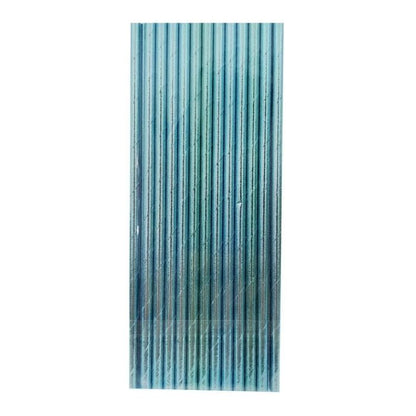8" Metallic Paper Straw (Assorted) (25pcs)