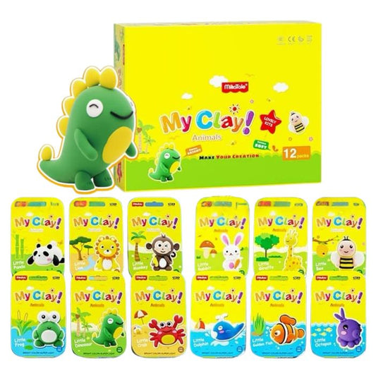 Mikatale Air-Dry Clay Kit (Animal Kingdom)