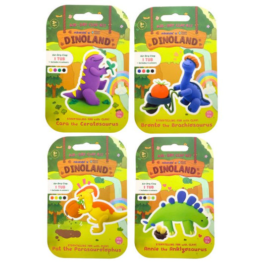 Mikatale Air-Dry Clay Kit (Dino Land)