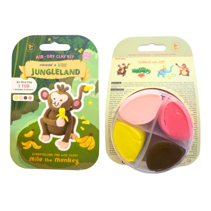 Mikatale Air-Dry Clay Kit (Jungle Land)