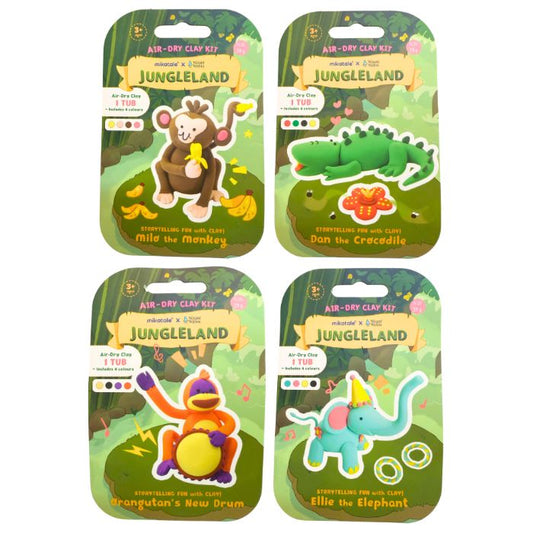 Mikatale Air-Dry Clay Kit (Jungle Land)