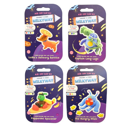 Mikatale Air-Dry Clay Kit (Milky Way)