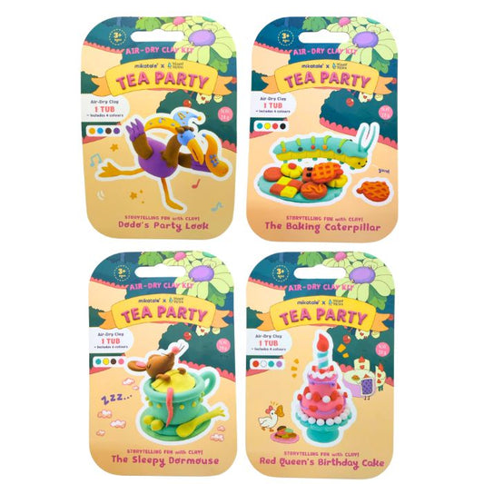 Mikatale Air-Dry Clay Kit (Tea Party)