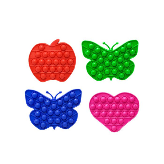 12pc Mini Push Pop It Bubble Fidget Toy (Assorted)