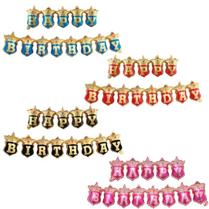 8.5" Happy Birthday Foil Garland Balloon
