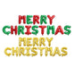 16" Merry Christmas Foil Balloon Set