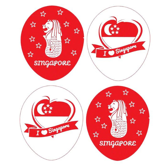 12 Inch Assorted Singapore Latex Balloons