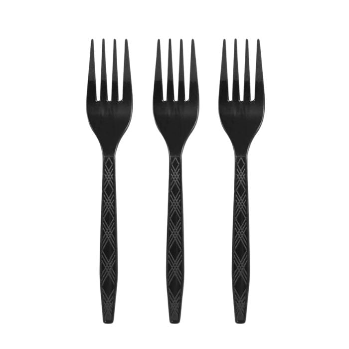 7inch Solid Color Plastic Cutlery (20pc)