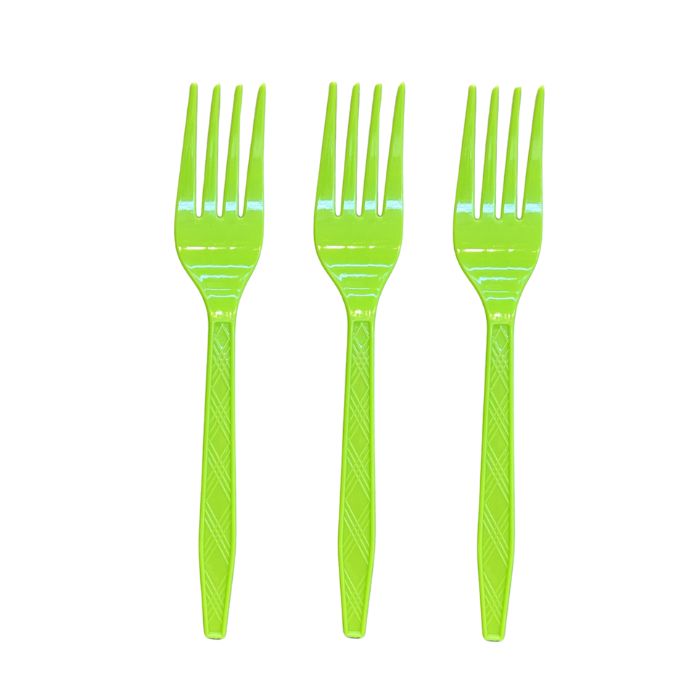 7inch Solid Color Plastic Cutlery (20pc)