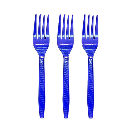 7inch Solid Color Plastic Cutlery (20pc)
