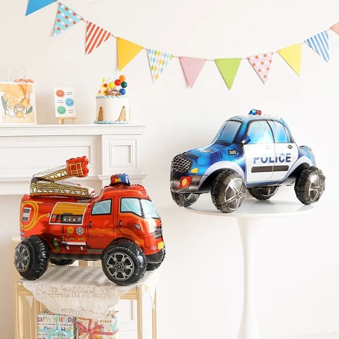 61cm 4D Foil Balloon Display (Fire Engine)