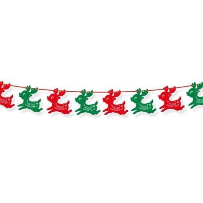 Non-woven Hanging Garland (Christmas Reindeer)