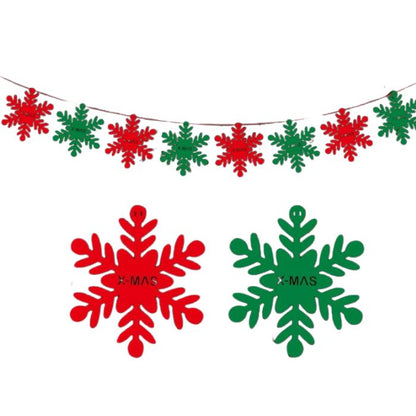 Non-woven Hanging Garland (Christmas Snowflake)