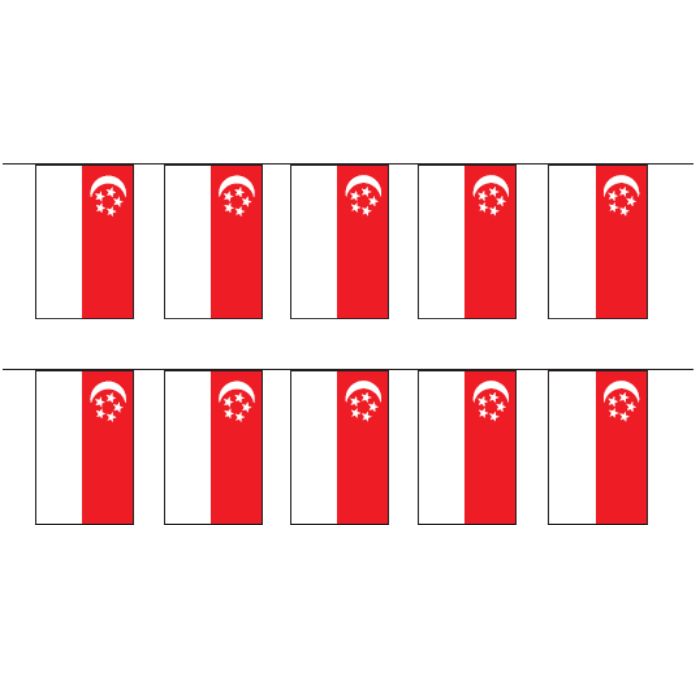 Singapore Flag Buntings