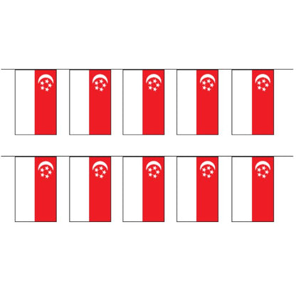 Singapore Flag Buntings