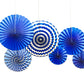 6pc Paper Fan Set