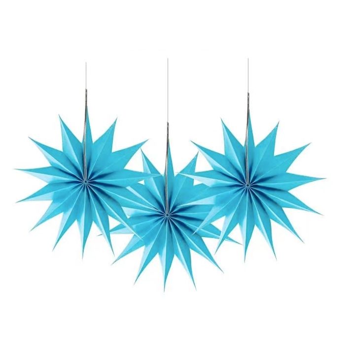 6pc Paper Star Set