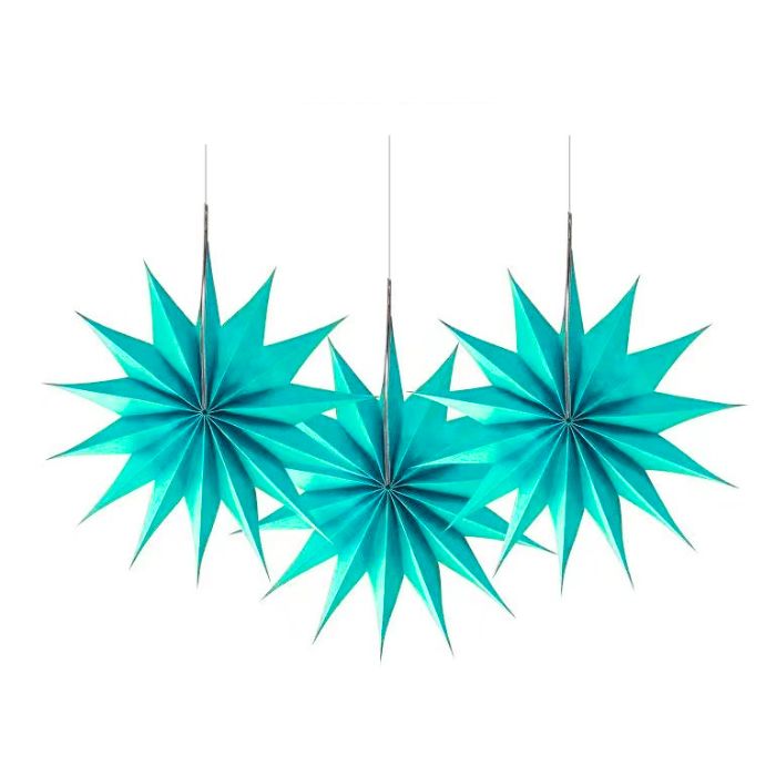 6pc Paper Star Set