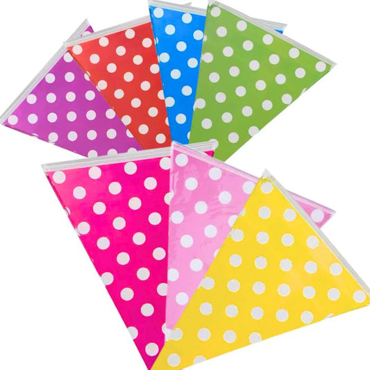Polka Dots Triangle Bunting Banner (Assorted Color)