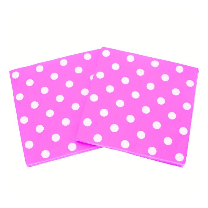 Polka Dot Square Napkins