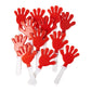 Red White Hand Clapper 12pc