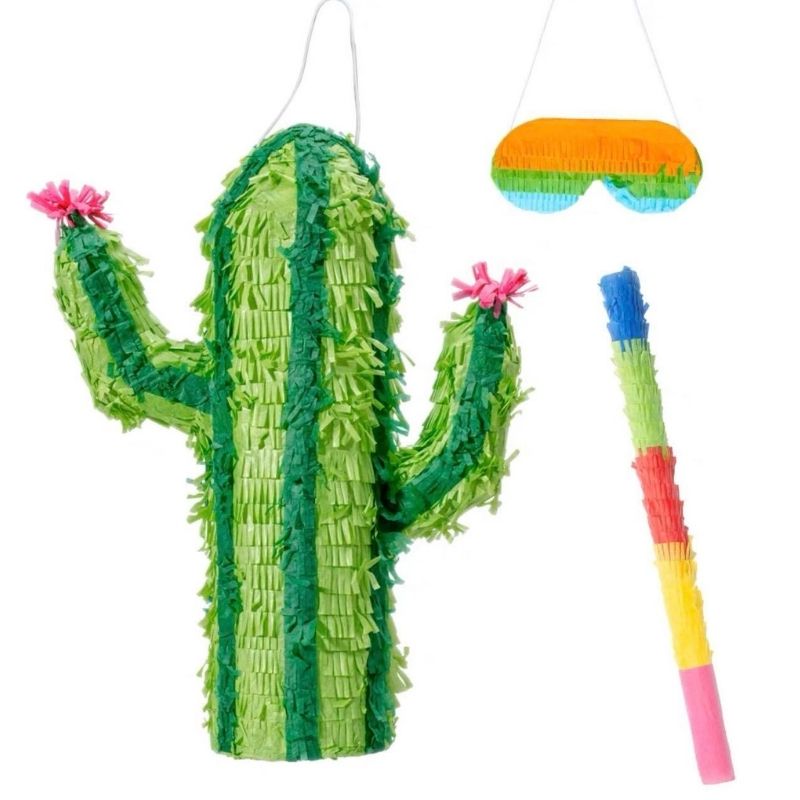 Mini Cactus Pinata Set