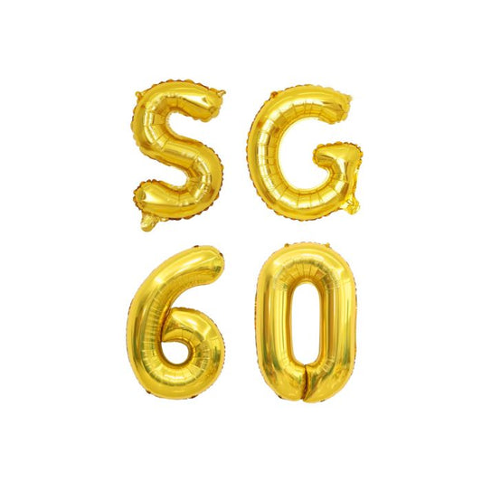 16inch SG60 Foil Balloon Set