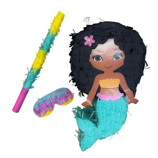 Mini Mermaid Pinata Set