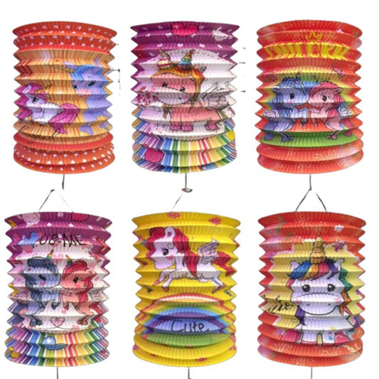 16cm HTA08 Traditional Paper Lantern (Unicorn) 6pcs