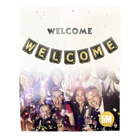Welcome Shiny Hotstamp Banner JQ90251