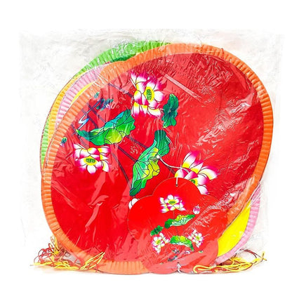 28cm 30A Floral Traditional Paper Lantern 6pcs