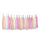 DIY Tissue Paper Tassel Garland Party Decoration