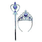 Princess Jewel Tiara Wand Set
