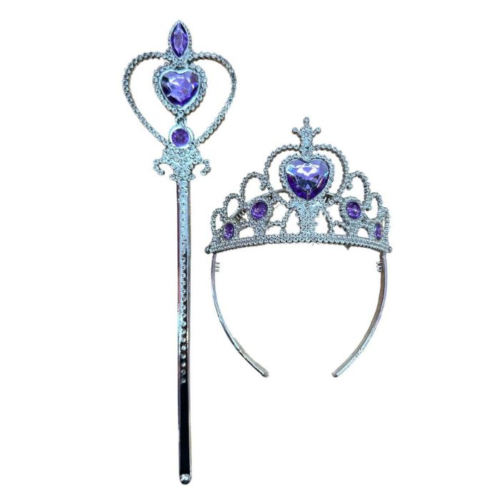 Princess Jewel Tiara Wand Set