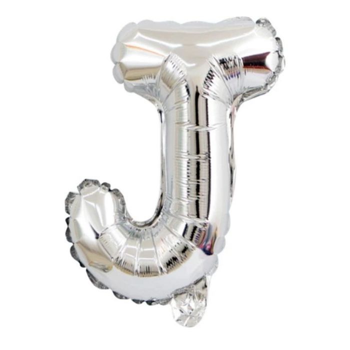 Mini Silver Alphabet Foil Balloon