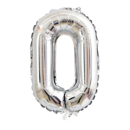 Mini Silver Alphabet Foil Balloon
