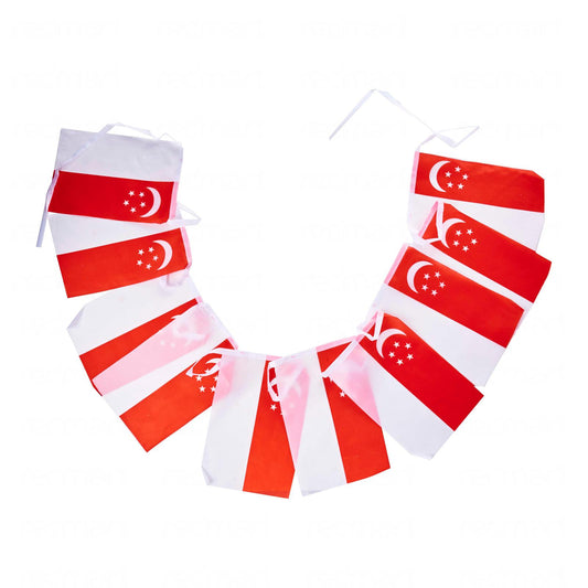 Singapore Flag Buntings