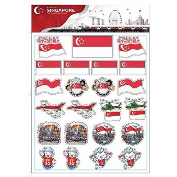 Singapore National Day Stickers