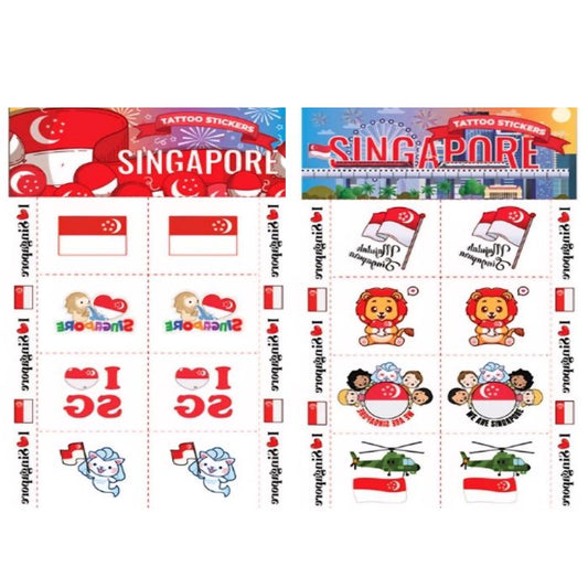 Assorted Singapore NDP Tattoo