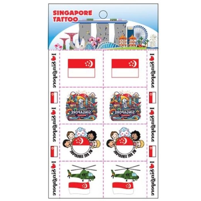 Assorted Singapore NDP Tattoo