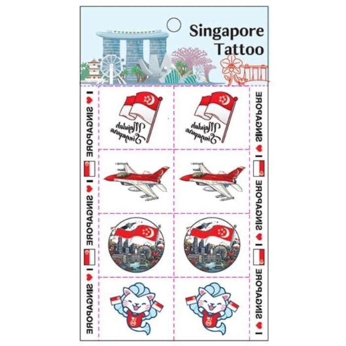 Assorted Singapore NDP Tattoo
