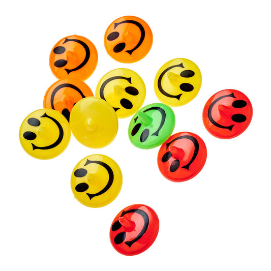 Mini Smiley Face Spinning Top