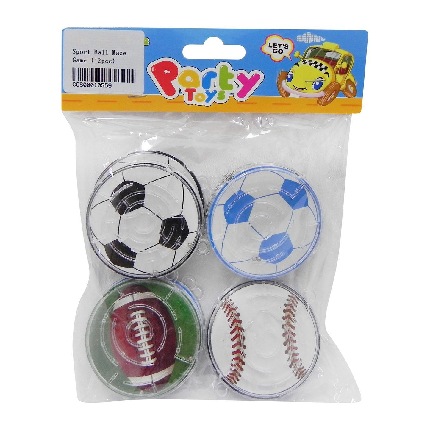 Mini Sports Ball Maze Game