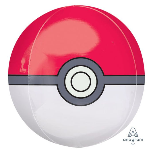 16 Inch Pokemon Pokeball Orbz Balloon 29464