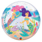 22 Inch Happy Birthday Mermaid Bubbles Balloon Q87741